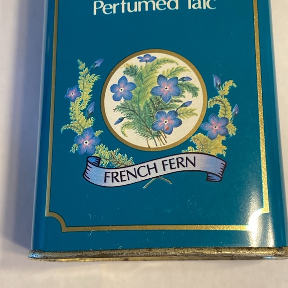 Vintage Morny French Fern PERFUMED TALC Tin - Picture 9 of 16